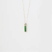 翡翠ペンダントトップ K10YG W&G A貨翡翠 jd_pt1307