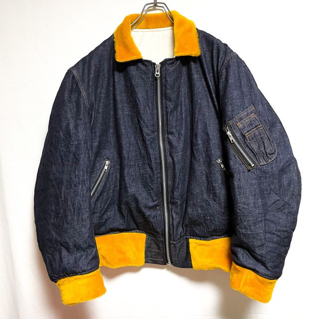 UNFINISHED岡山デニムファーMA-1
