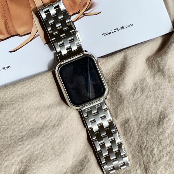 Apple Watch フレームカバー付き バンド ベルト 2カラー Aw104 Y S Closet