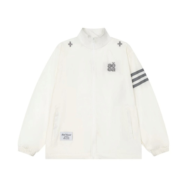 ロゴグラフィックアームラインジップアップジャケット 4col R02592