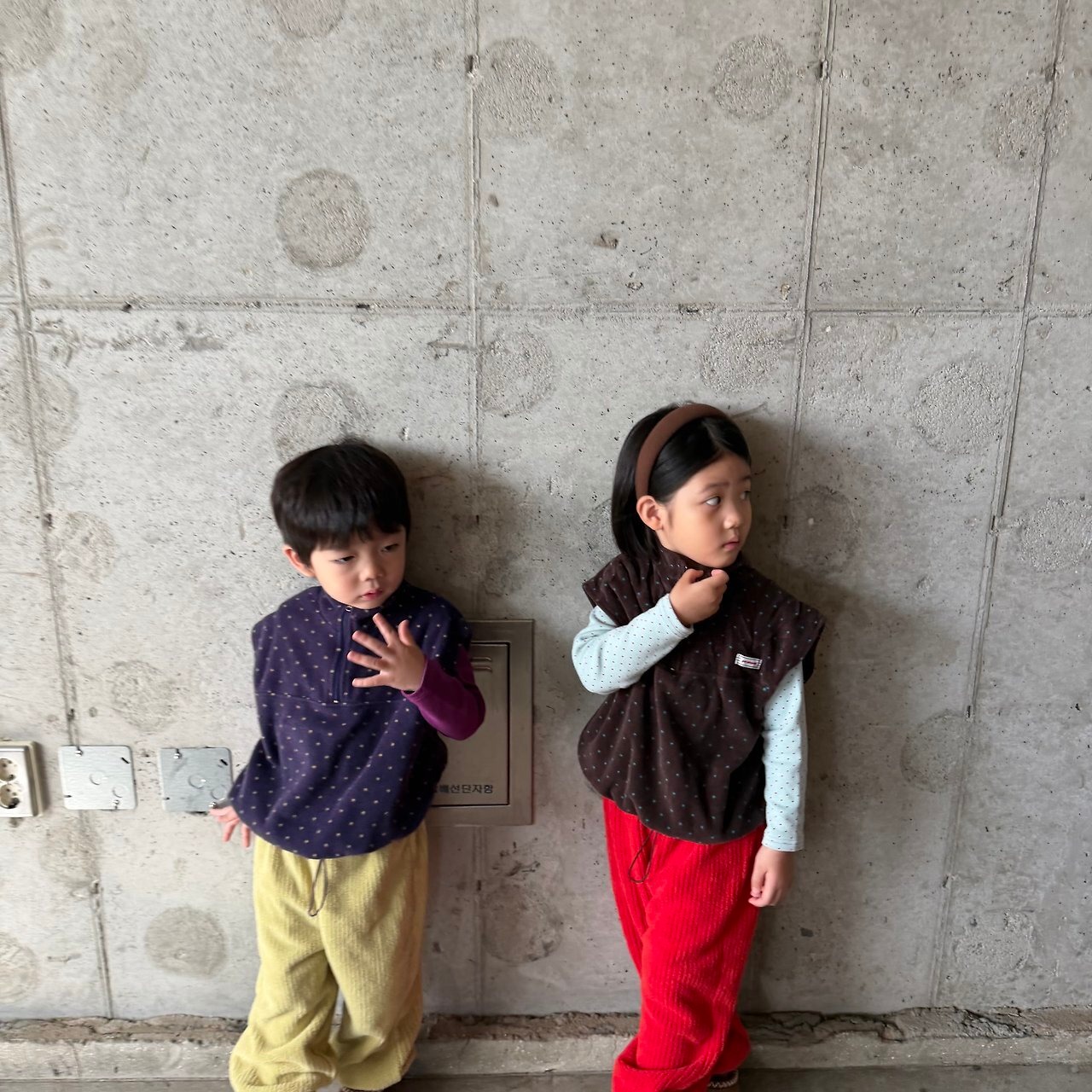 PIE［取寄］dot fleece vest 26winter