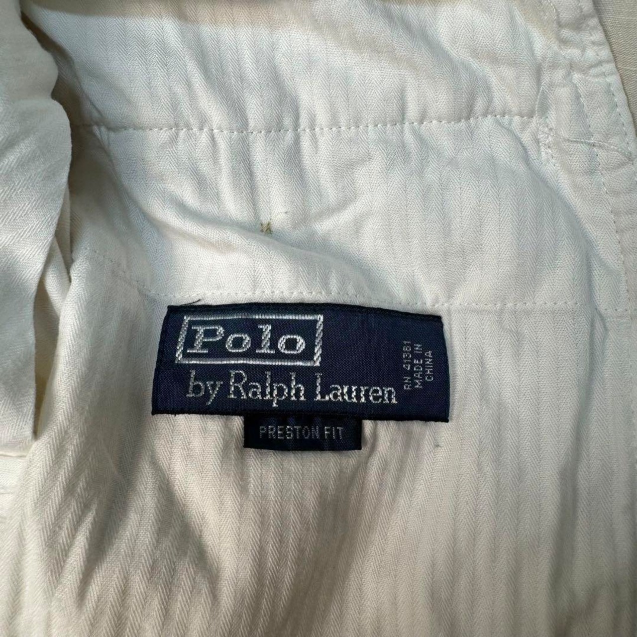 Polo by Ralph Lauren リネンシルクパンツ W33 ホワイト | 【 re:0 