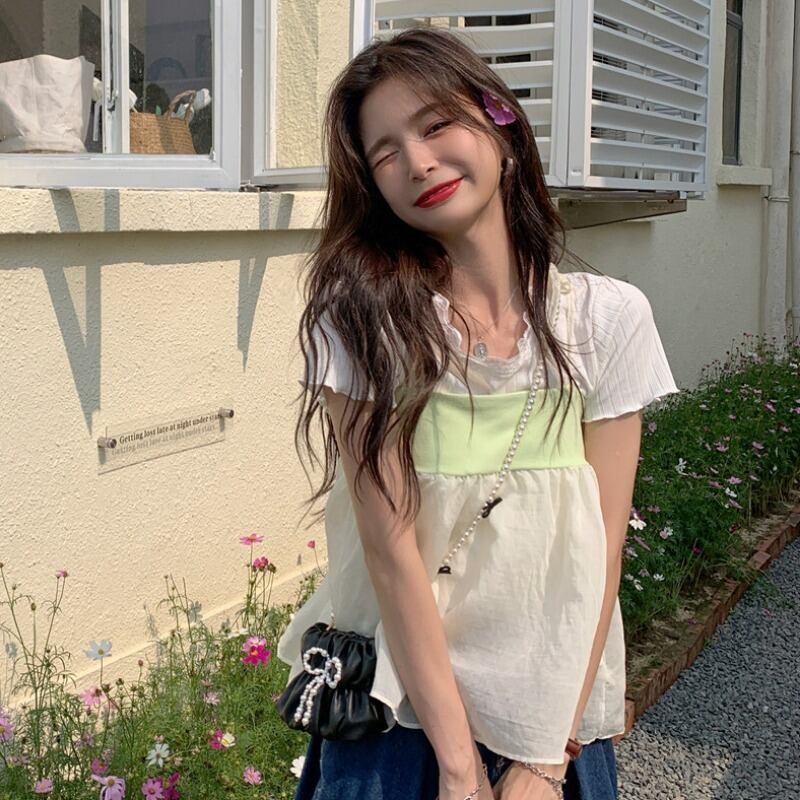 シャツ サマーショートトップス 夏物 1号婦人39196957912