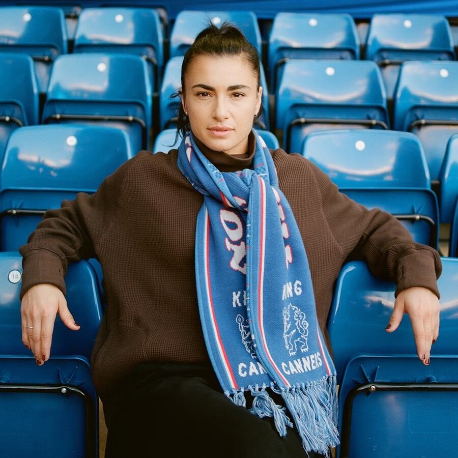 Chelsea X Nicholas Daley Scarf - Navy - Unisex 〔Brand new