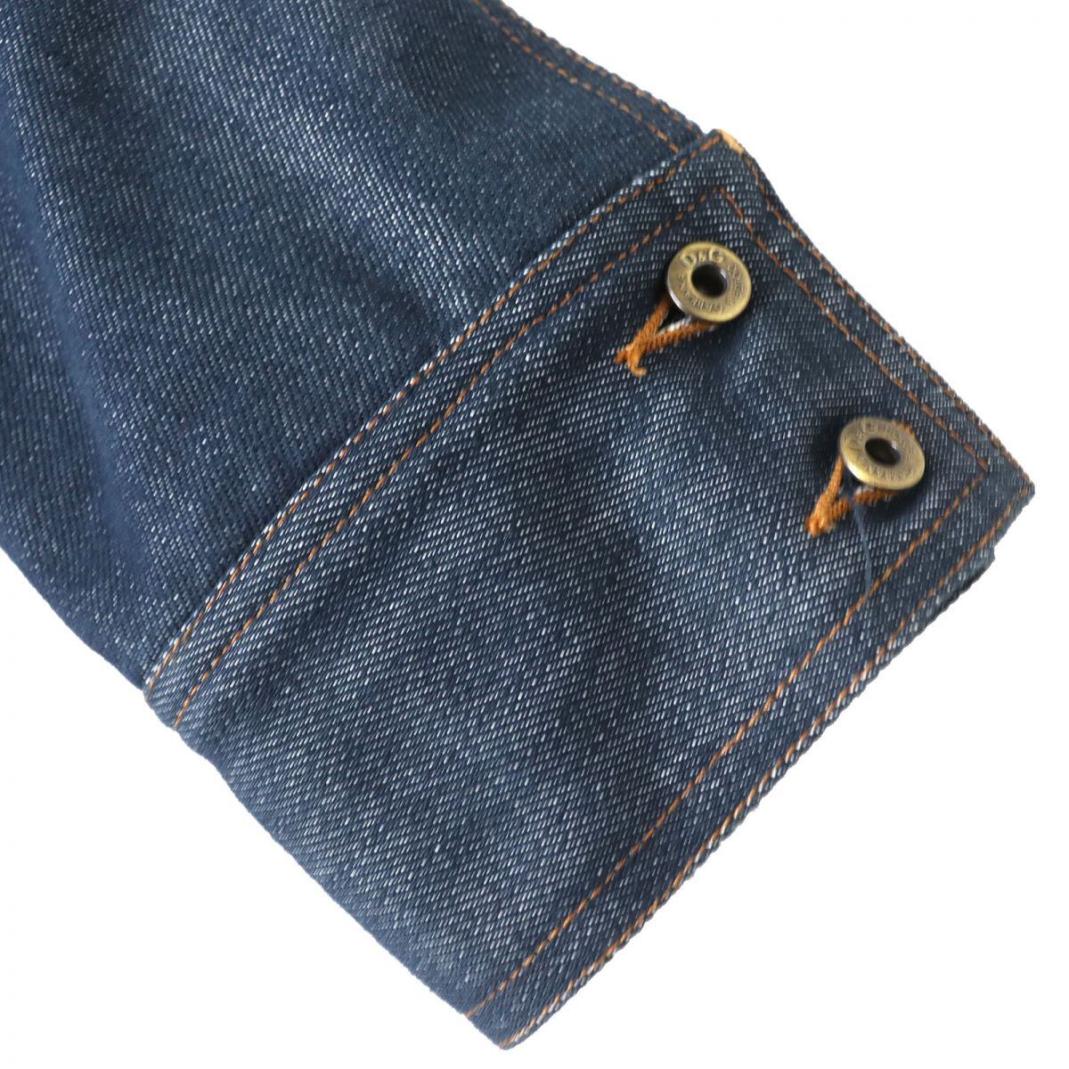 極美品△D＆G ドルチェ＆ガッバーナ 裏地チェック柄 バックロゴ