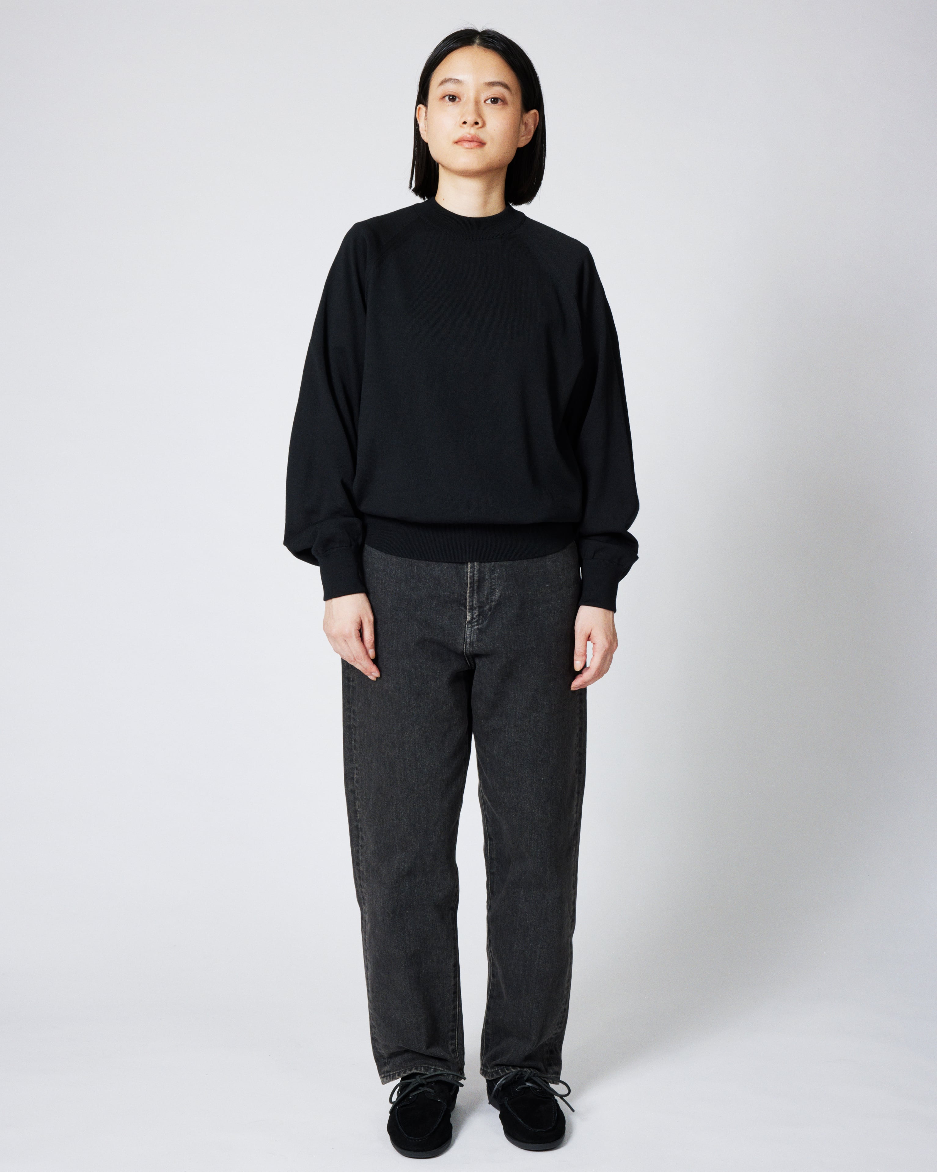 everyone high-gauge knit sweater (BLACK) | everyone