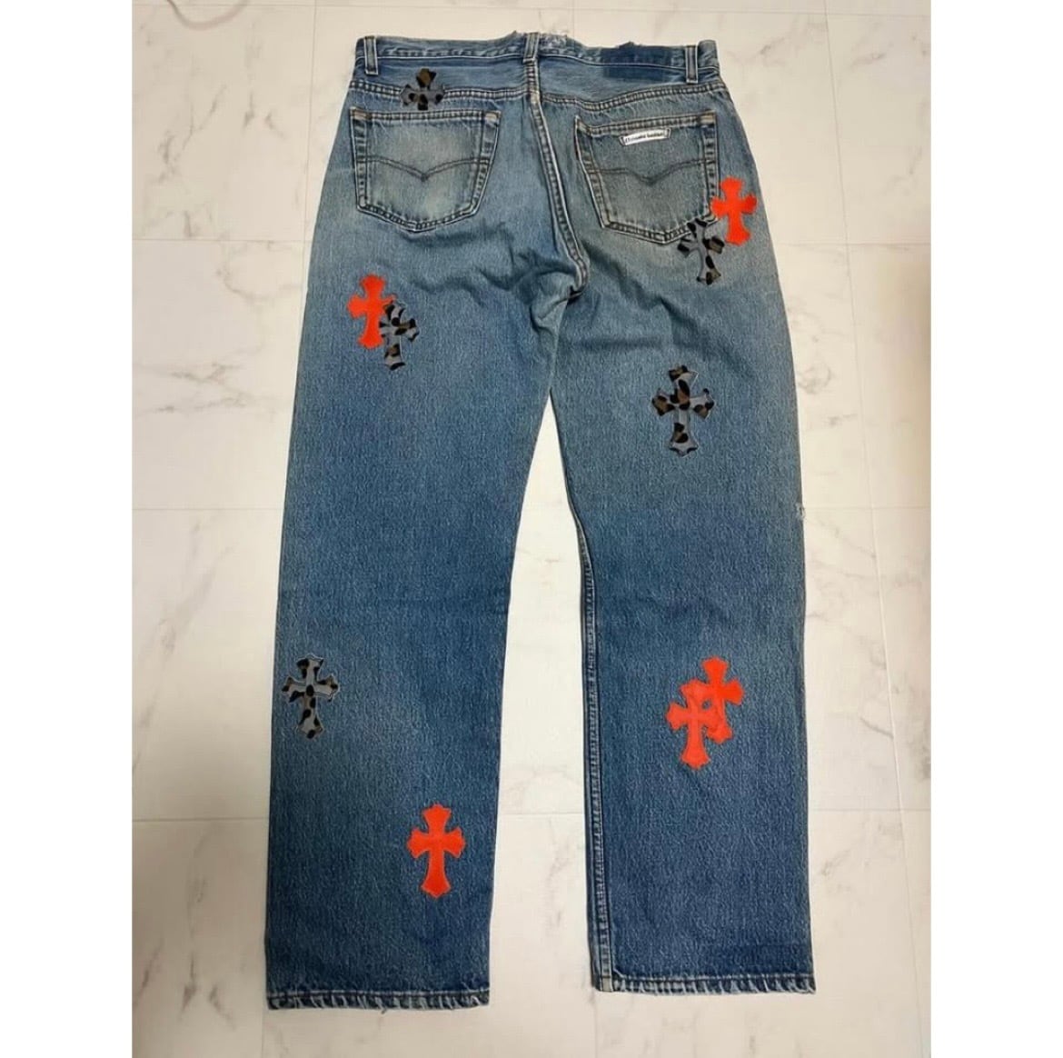 CHROME HEARTS クロムハーツ リーバイス 501 クロスパッチ デニム