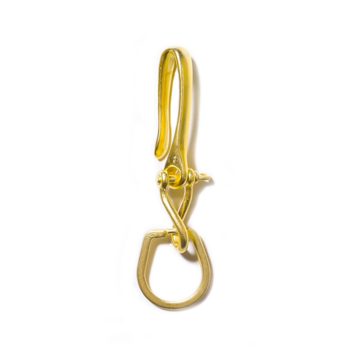 BW Fishhook Twist Shackle Key Fob | Button Works Store ボタンワークス