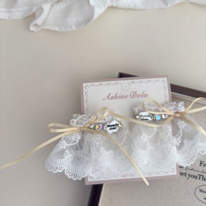 GOODSリボンデザインヘアピン2点セット