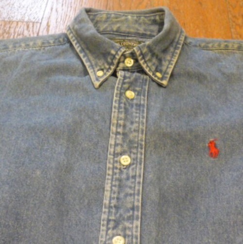  RALPH LAUREN POLO COUNTRY デニム ボタンダウン シャツ ★【送料無料】