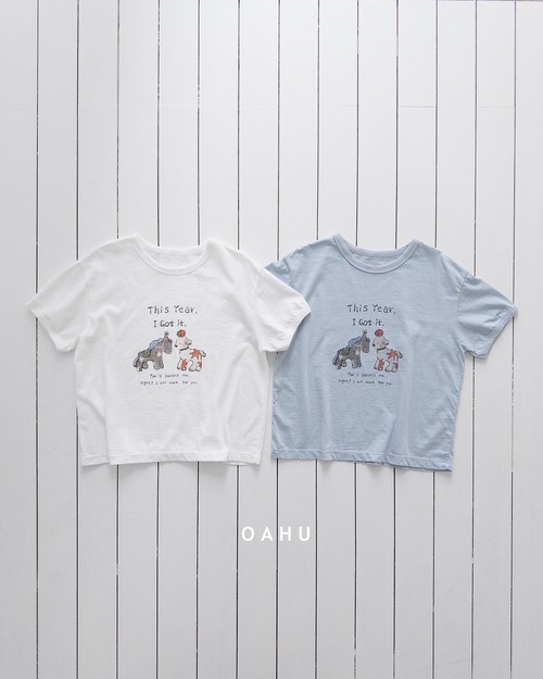 [OAHU] Pony Digital Tea (JS/JM/JL/JXL) / [오아후] 포니디지털티 (JS/JM/JL/JXL)
