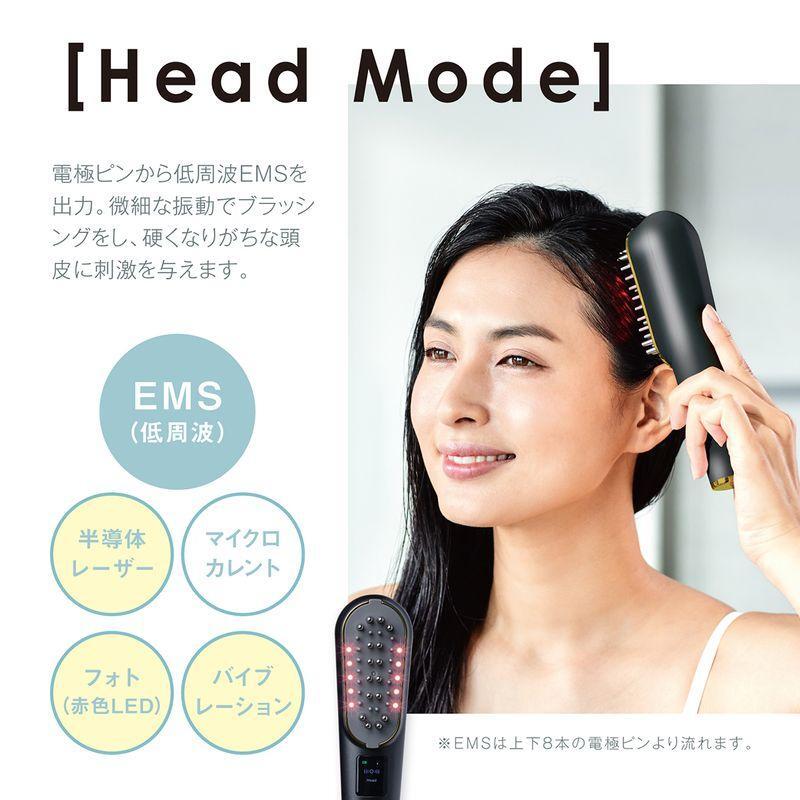 電気バリブラシ リフトアップ 美顔器 EMS WAVE WAVE スカルプブラシ ...