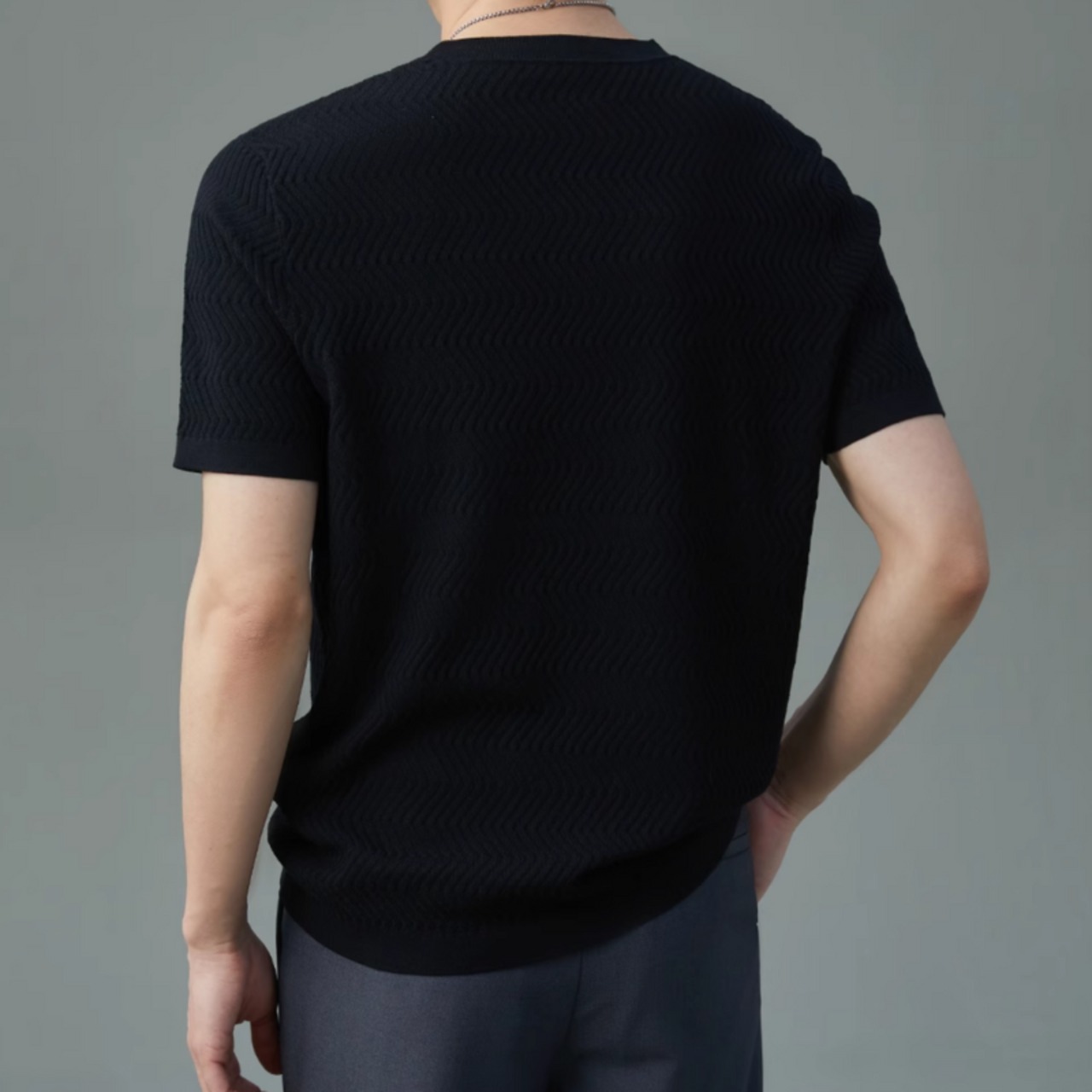 マルベリーシルキーフィットTシャツ　0629