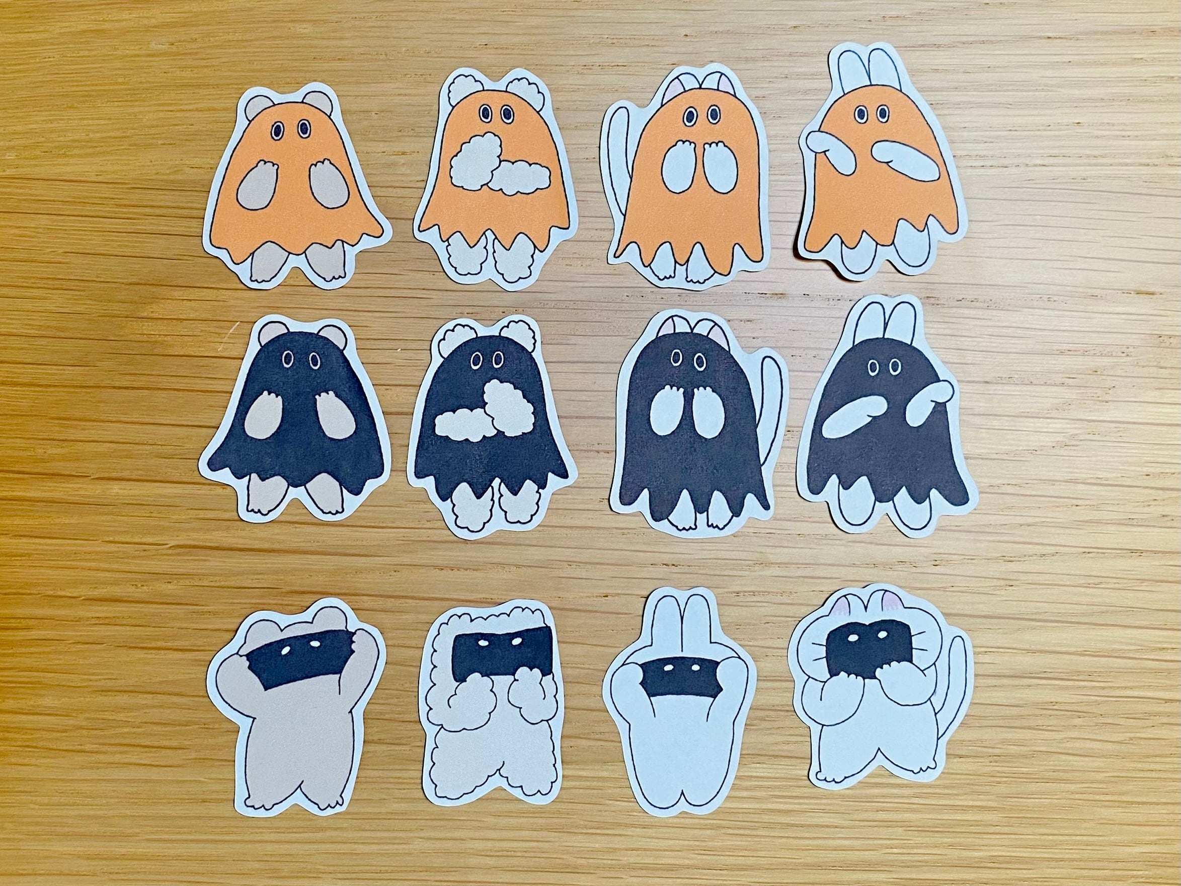 なかよしハロウィンフレークシール