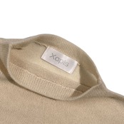 カシミヤ100% Xapis カピス ニット セーター 38 /アイボリー系 レディース