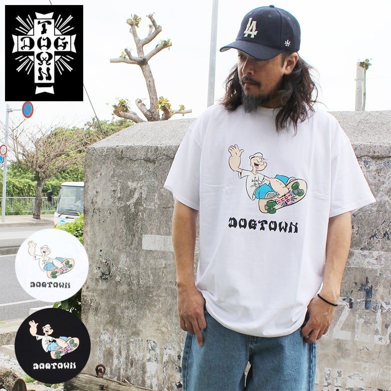 【dt-dtpy-003】DOGTOWN ドッグタウン POPEYE SKATE S/S T