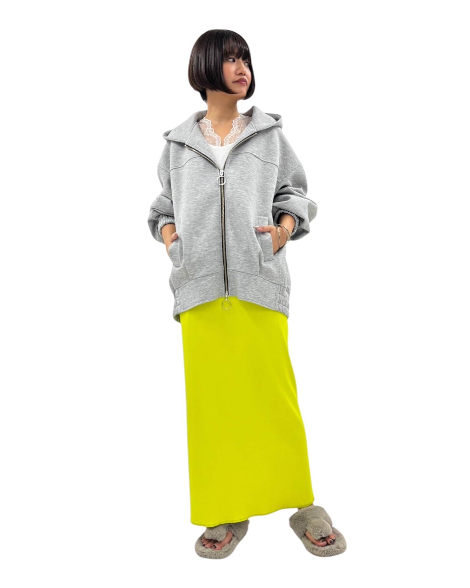 SALE【ayane】ボンディングフーディブルゾン 816328 アヤン | red earth