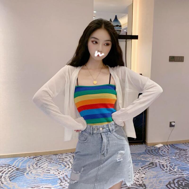 サマールーズ薄手ソリッド カラージャケット カーディガン ロング 夏物 ソリッドカラー 萌量不足36884175723