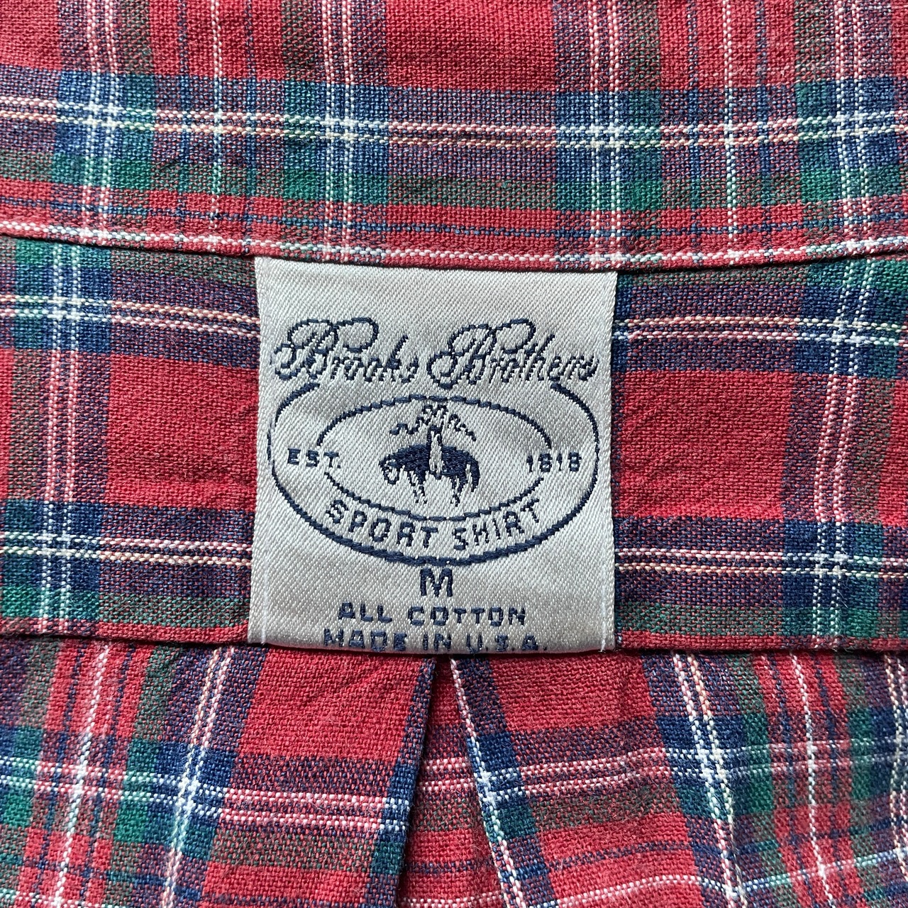 USA製 Brooks Brothers ブルックスブラザーズ チェックシャツ ボタン 
