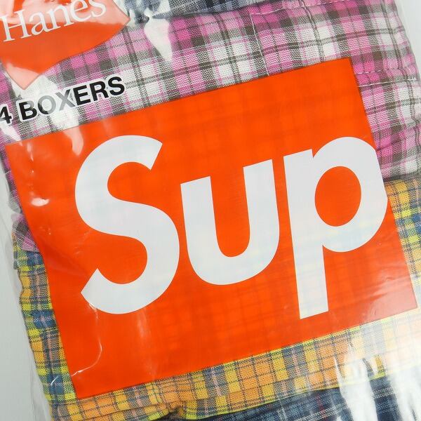 Size【L】 SUPREME シュプリーム ×Hanes 26FW Plaid Boxers Multicolor