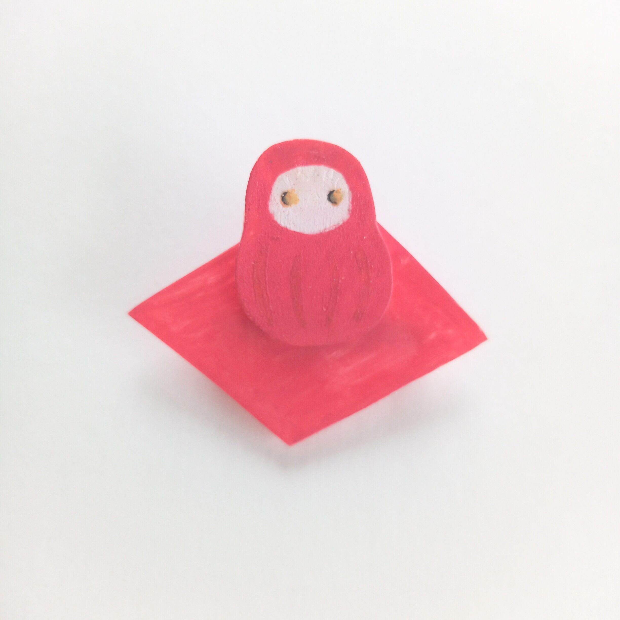 ヘンテコ ブローチ 「だるま」