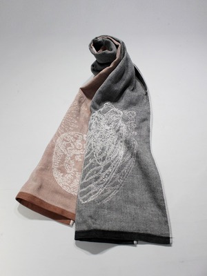 キャンペーン商品　三八染め刺繍三重織ガーゼタオル