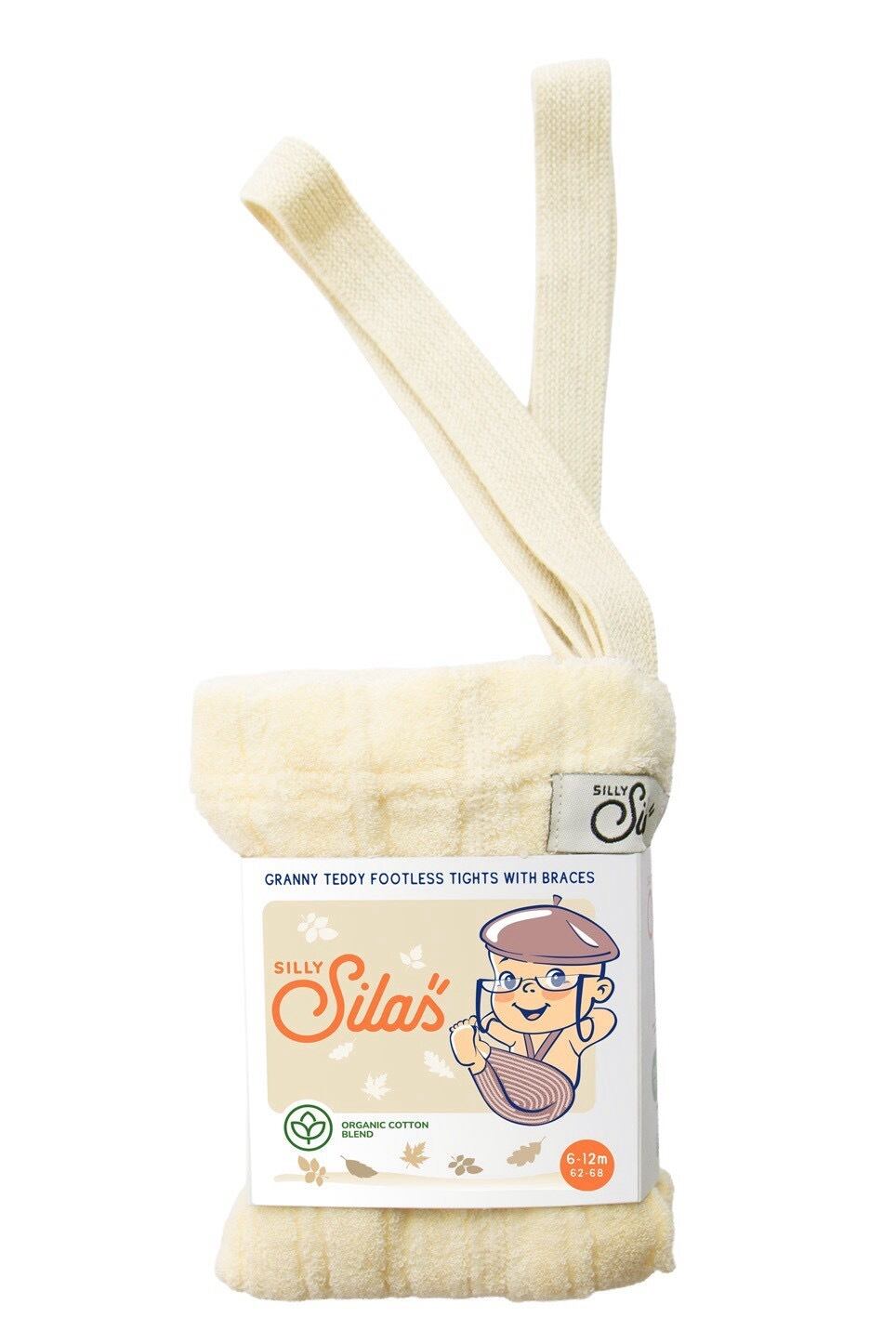 SILLY Silas Granny Teddy Warmy Footless Collection_Lemon Icing
