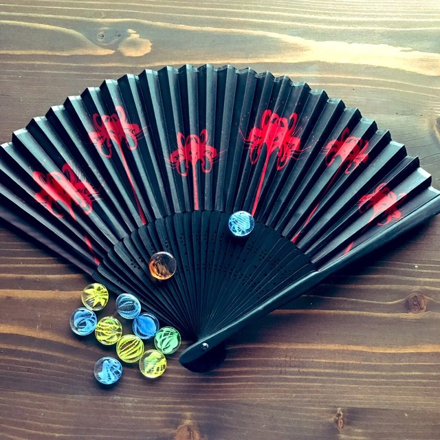 彼岸花扇子