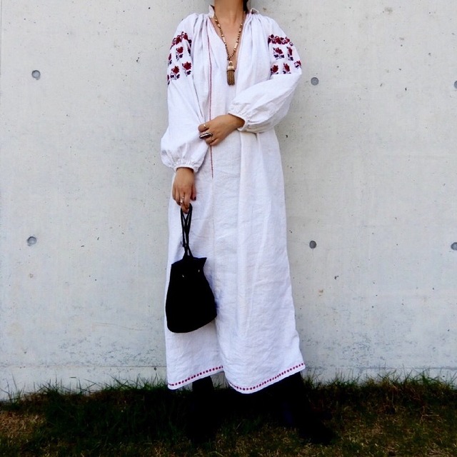 Ukrainian embroidery dress 3