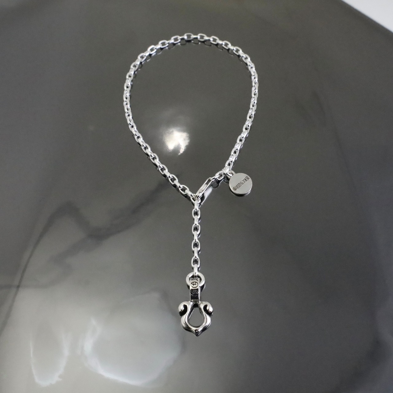 CHAIN ANKLET #2 [TINY RHYTHMIC HORSESHOE] / タイニーリズミックホースシュー#2チェーンアンクレット