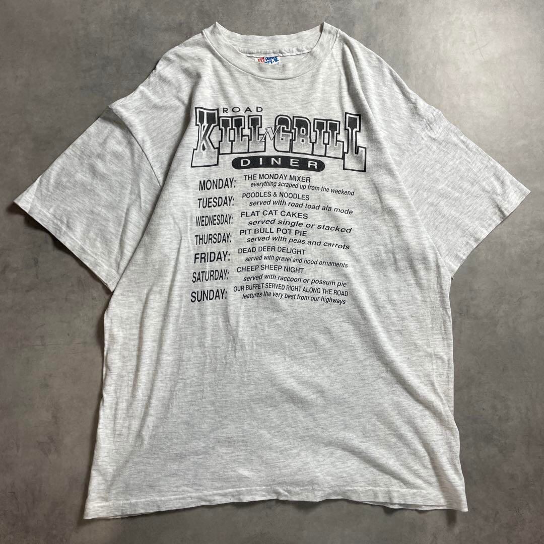 90s USA製 メニュー ジョーク系 vintage T-shirt