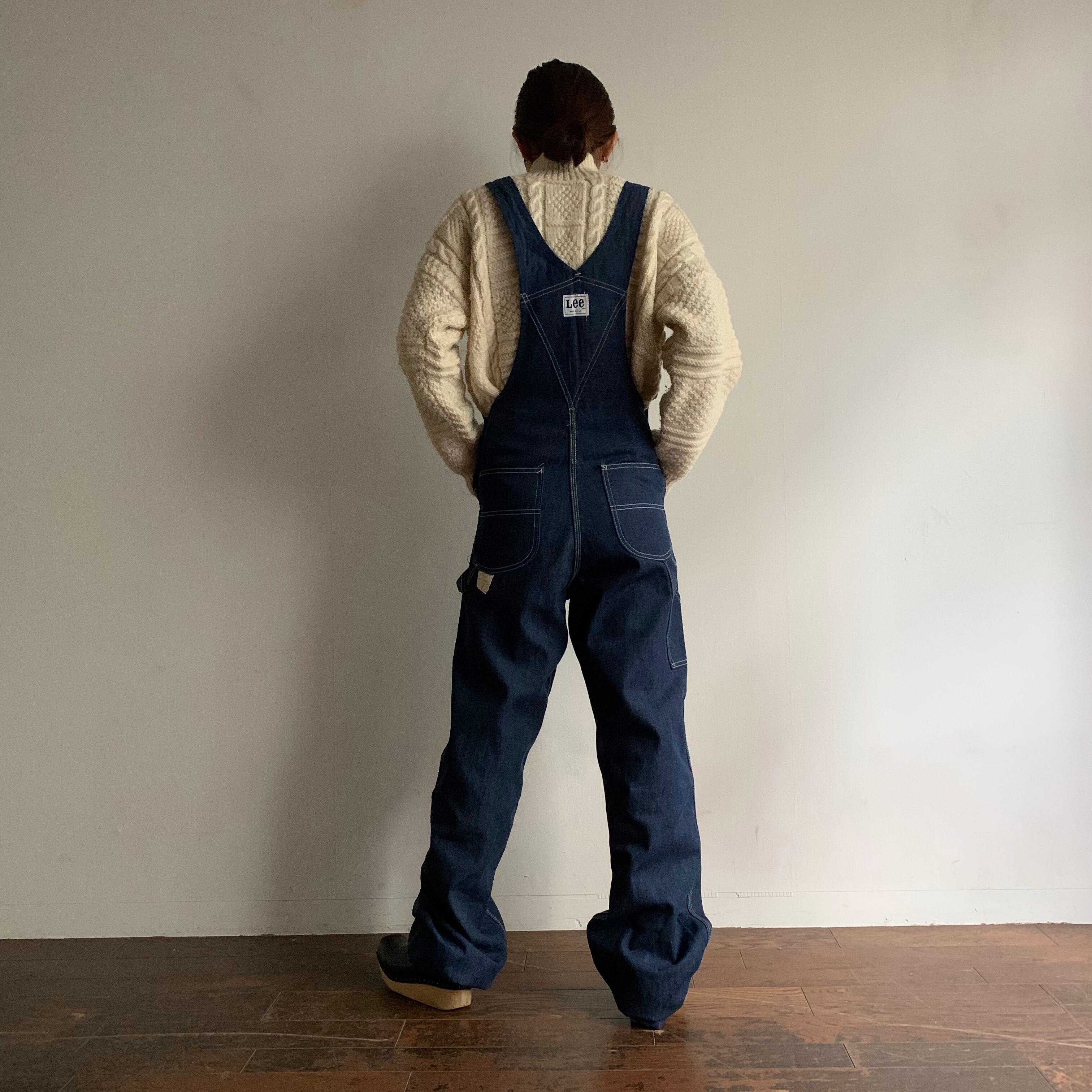 0124 / 1970's Lee overall ”D.Stock” made in USAブルー デニム