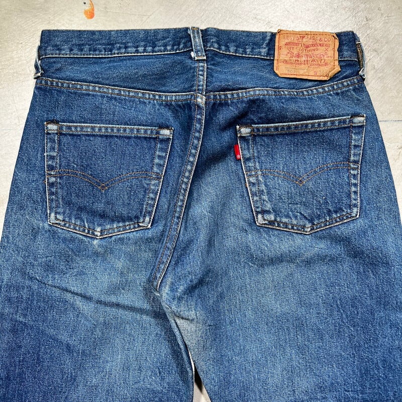 80's Levi's リーバイス 501 デニム 赤耳 RED LINE 刻印524 内股