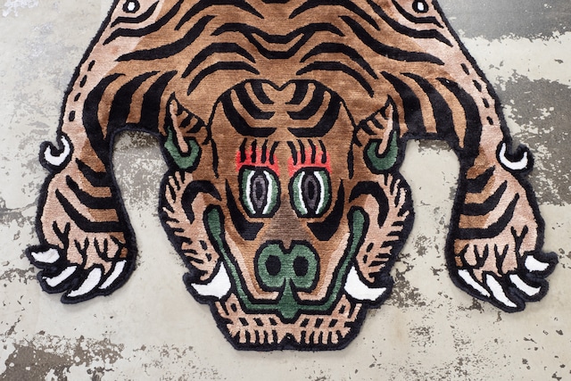 Tibetan Tiger Rug 《Mサイズ•シルク119》チベタンタイガーラグ