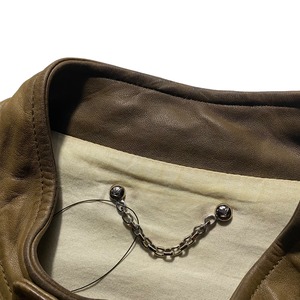 LOUIS VUITTON leather riders jacket
