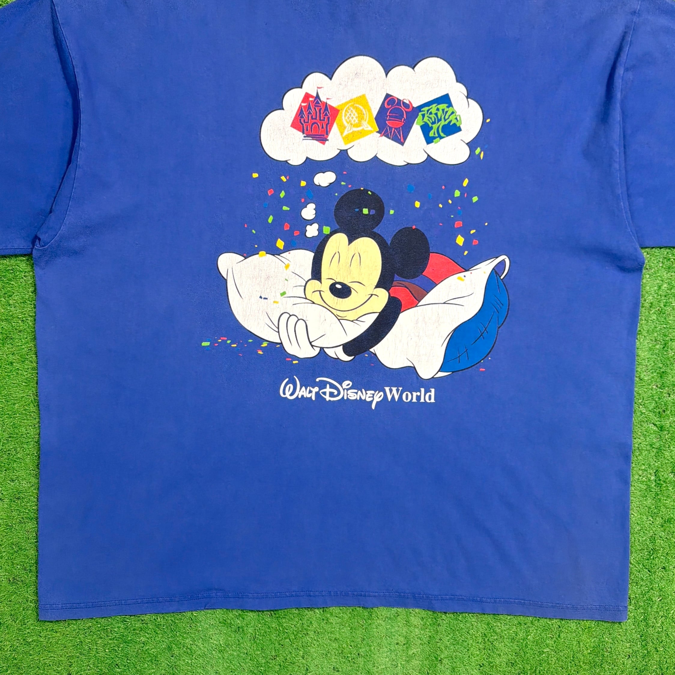 Men's】 90s Disney ミッキー イラスト Tシャツ / アメリカ製 USA製 90