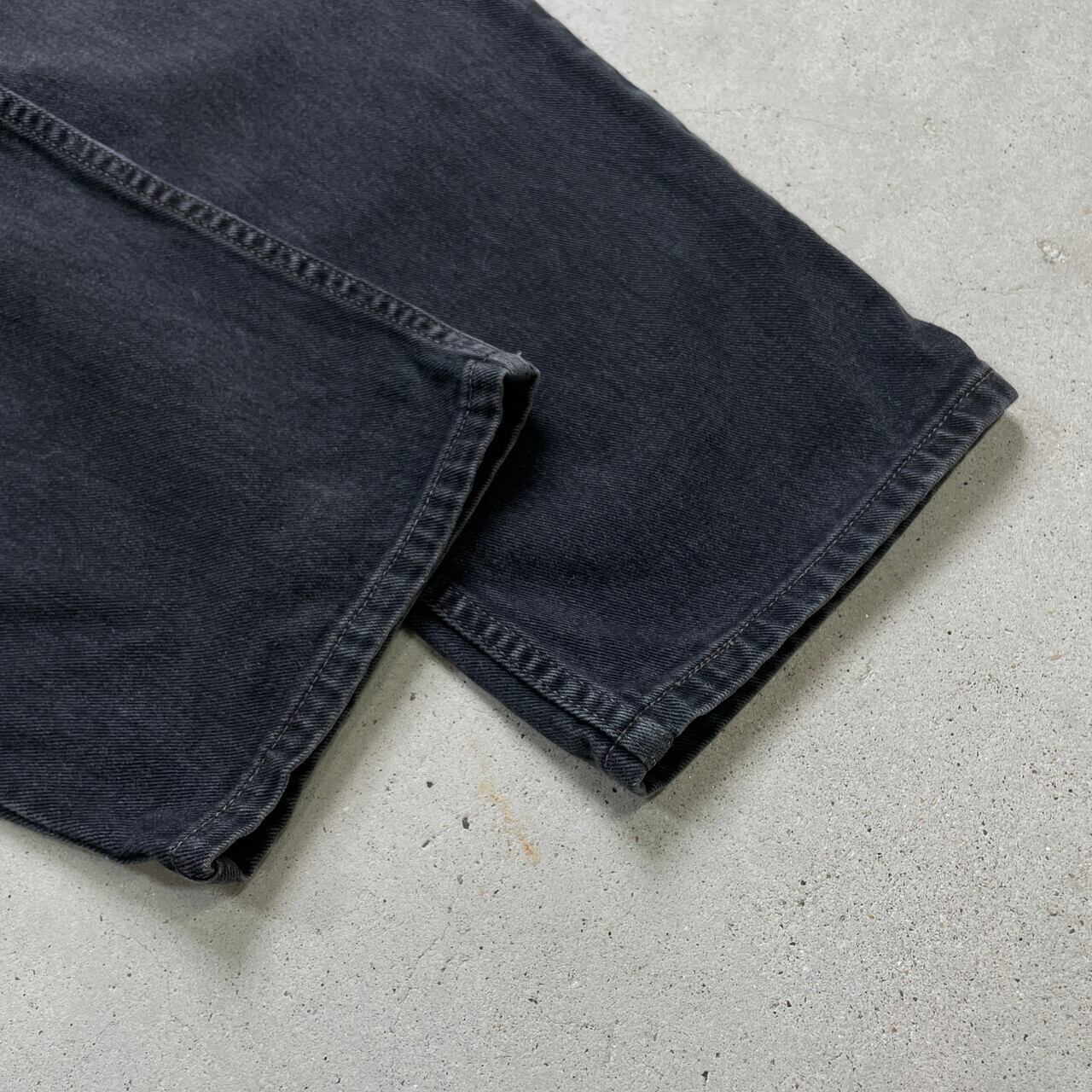 Levi's リーバイス 550 ブラックデニムパンツ RELAXED FIT メンズW38