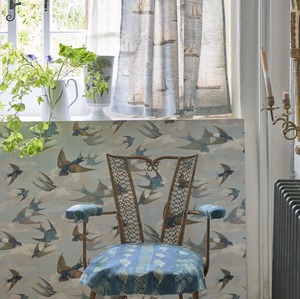 輸入壁紙　Designers Guild -John Derian Chimney Swallows