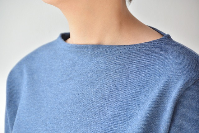 セントジェームス SAINT JAMES ウエッソン無地エルボーパッチ(13JCOUES.COUD.R)INDIGO 【レターパックプラス可】