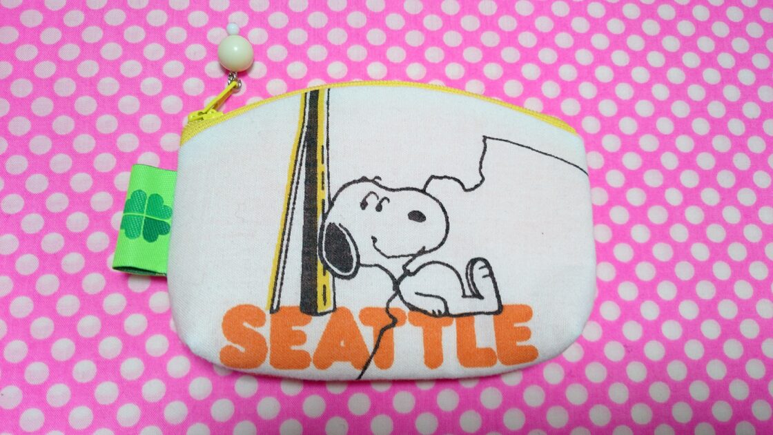 オリジナルハンドメイド スヌーピー貝型ポーチ | Pay ID 