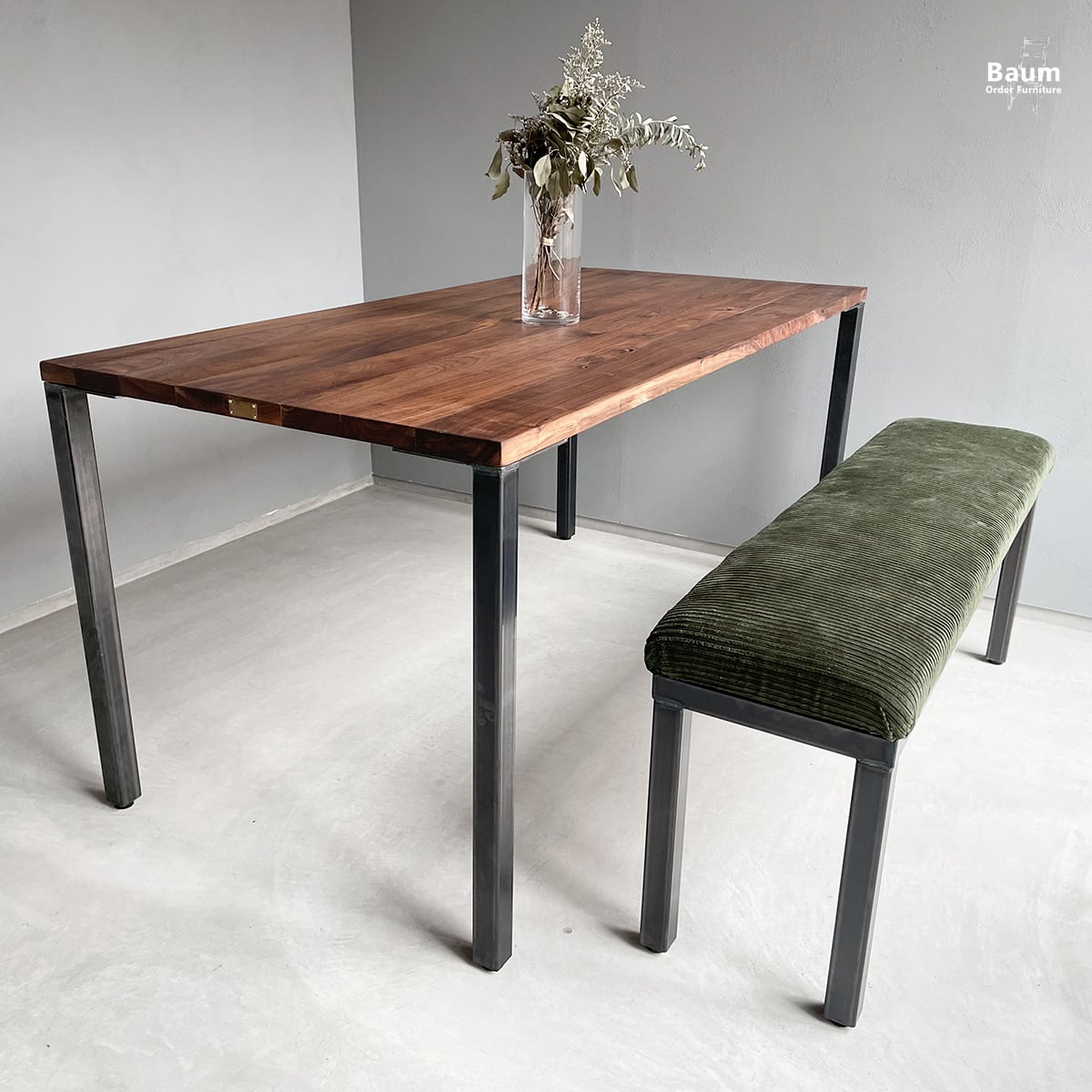 28 [Dining Table (IR_LG_J)] ダイニングテーブル テーブル 食卓 机 ダイニング アイアン家具 おしゃれ サイズ選択可能  網棚追加可能 120cm 150cm ホワイトオーク ウォールナット 杉 古材足場板 アイアン ヴィンテージ シンプル アンティーク インテリア  アイアン家具 ...