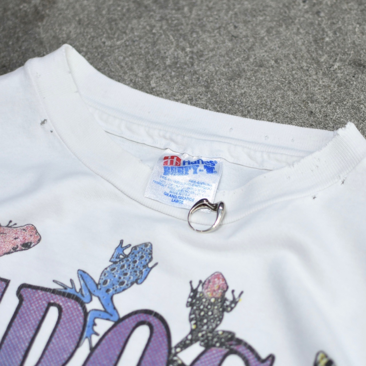 94's various frogs print tee