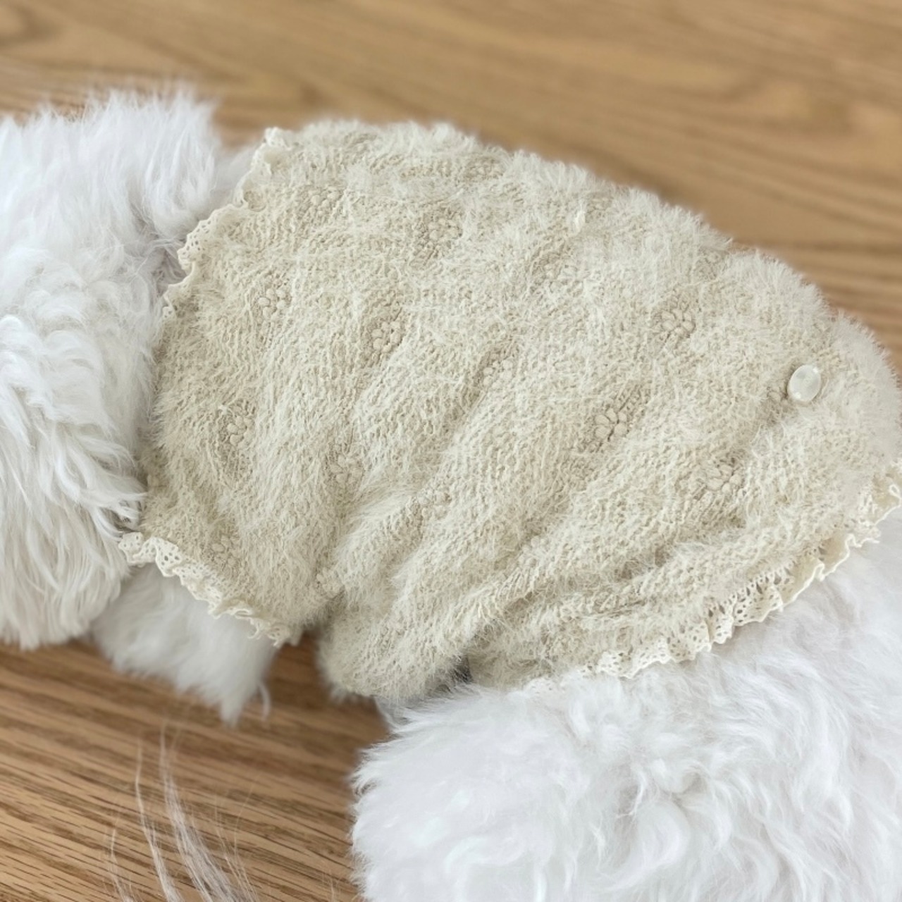 【即納】EYOU ボドリ セーター｜ベージュ - 6