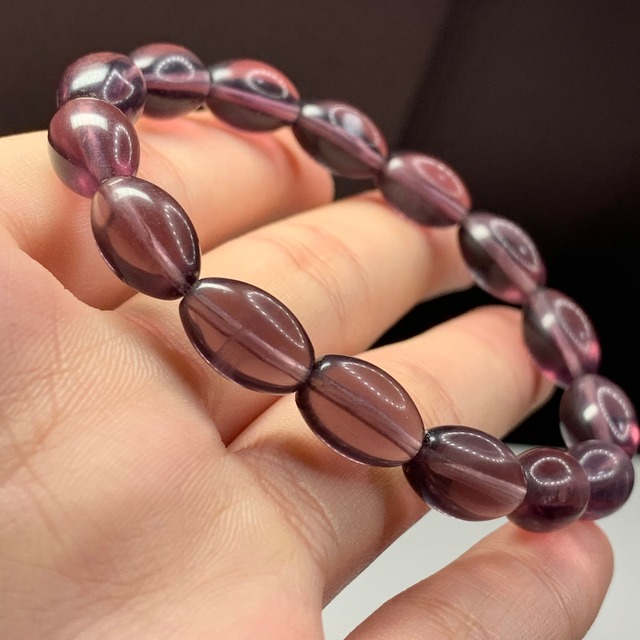 希少カラー✩大人可愛いフローライトブレスレットーRICEー