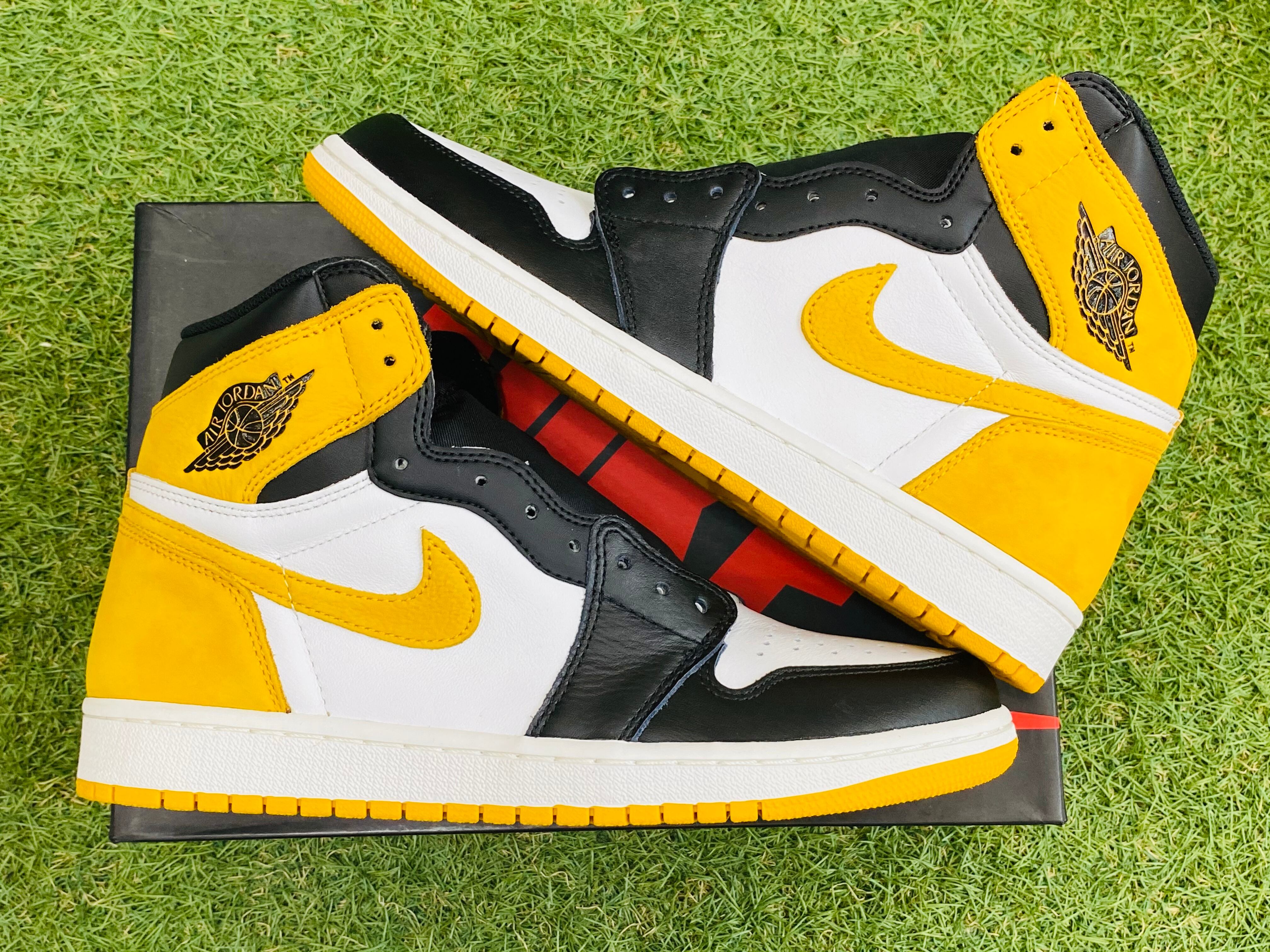 NIKE AIR JORDAN 1 RETRO HIGH OG YELLOW OCHRE 27.5cm 555088-109 