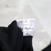 社交ダンス 衣装 PAPILLON パピヨン ワンピース スタンダード ブラック系 黒 ドレス レース アシンメトリー アシメ シンプル 無地 上品 気品 エレガント 大人かわいい かわいい 大人っぽい スタイリッシュ フォーマル パーティドレス ダンスパーティー ステージ衣装 舞台衣装 発表会 レディース ダンス衣装 ダンス用品 競技ダンス ソシアルダンス ボールルームダンス 舞研 舞踏研究会