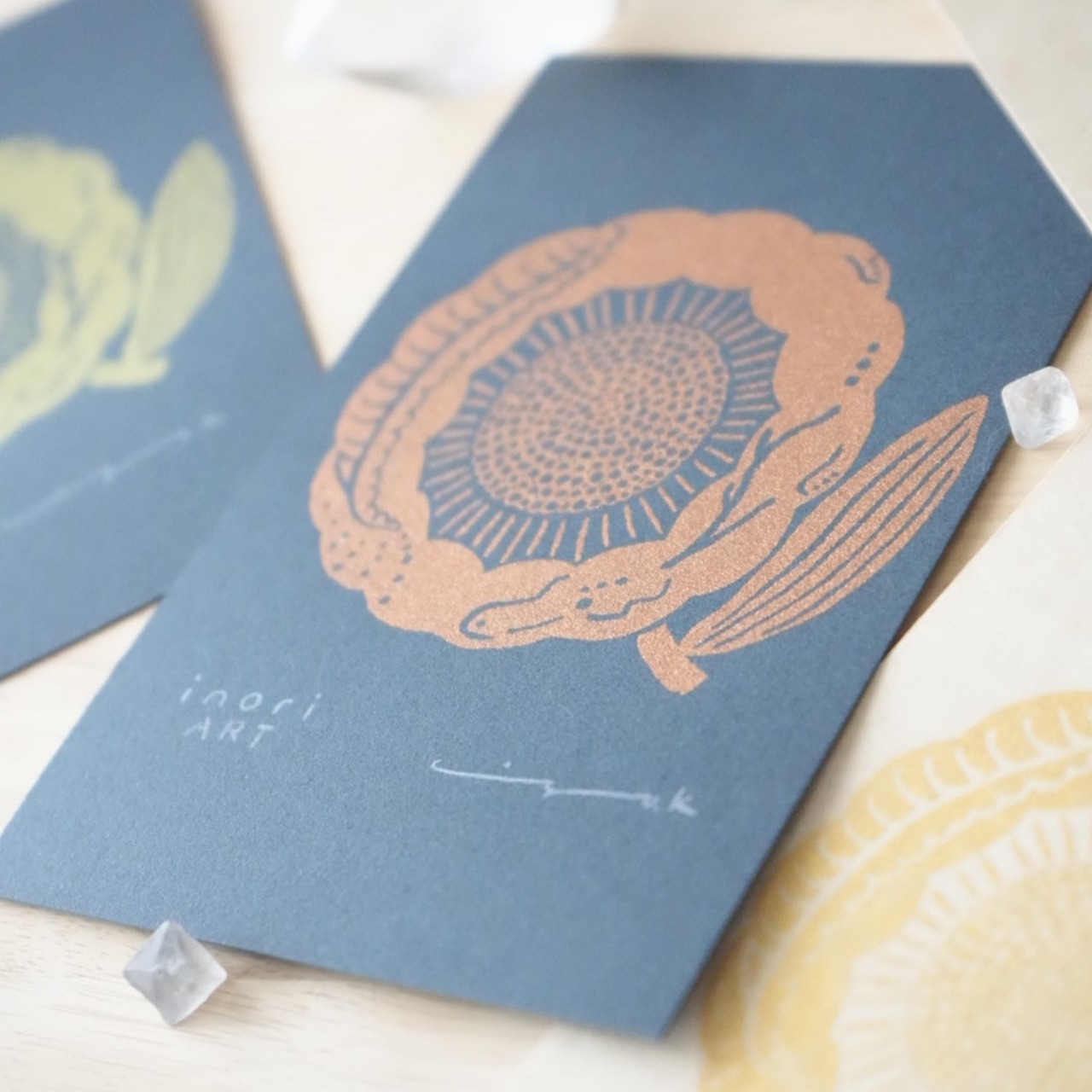 アートポスター 北欧 おしゃれ かわいい ポストカード イラスト 玄関 風水 龍 ひまわり 花 吊るす デザイン