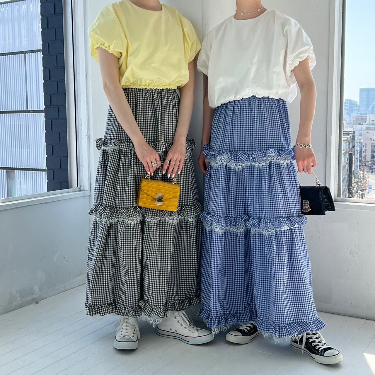 gather puff blouse_LN01113