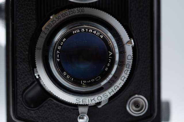 二眼レフカメラ　AIRESFLEX アイレスフレックス　Ⅳ型　(003) 【送料無料】