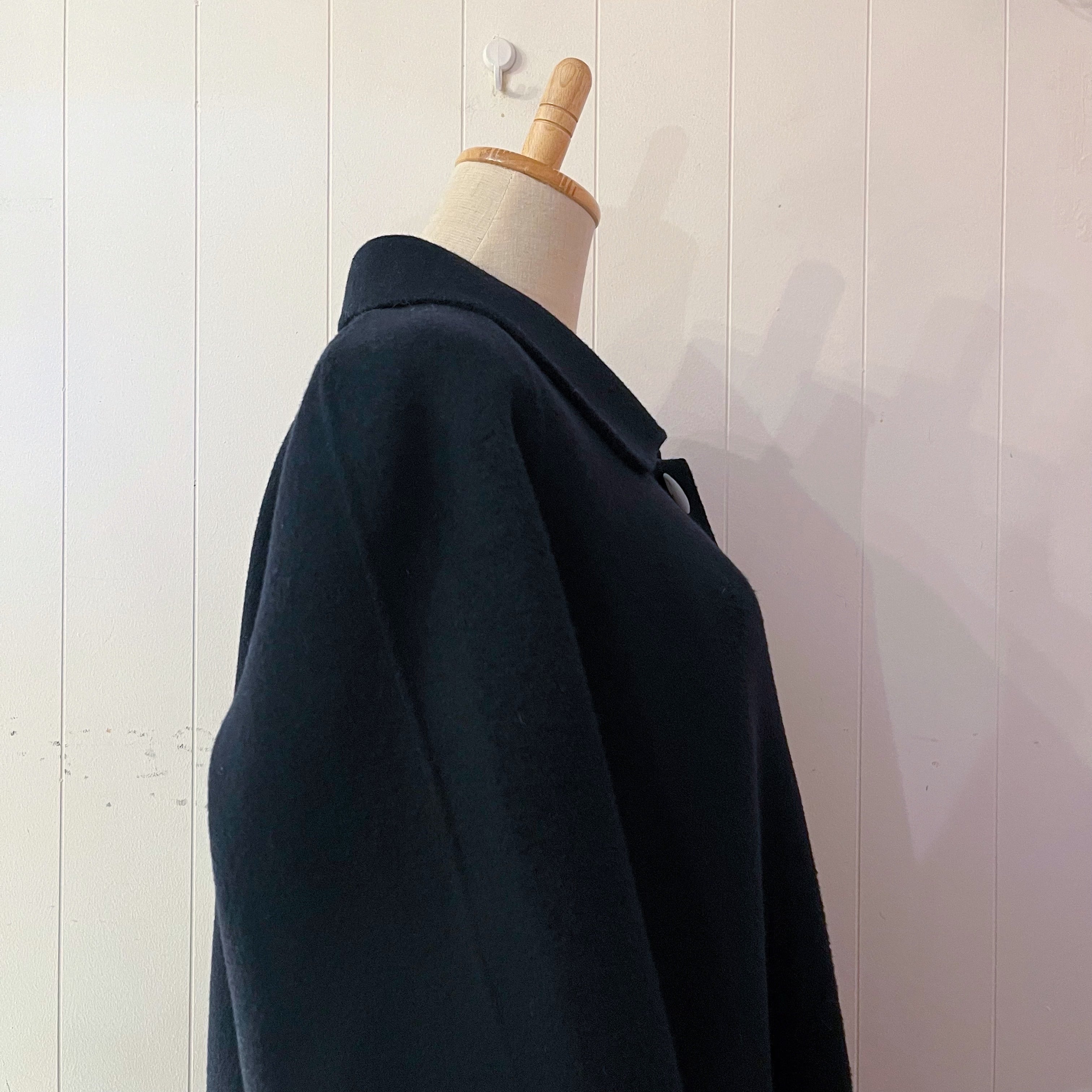 black lambs wool coat